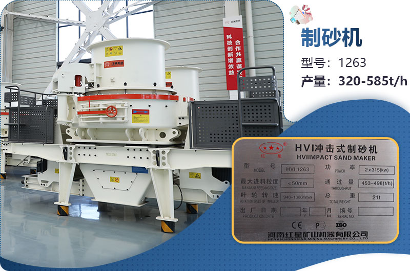1263制砂機時產多少噸？價格多少？