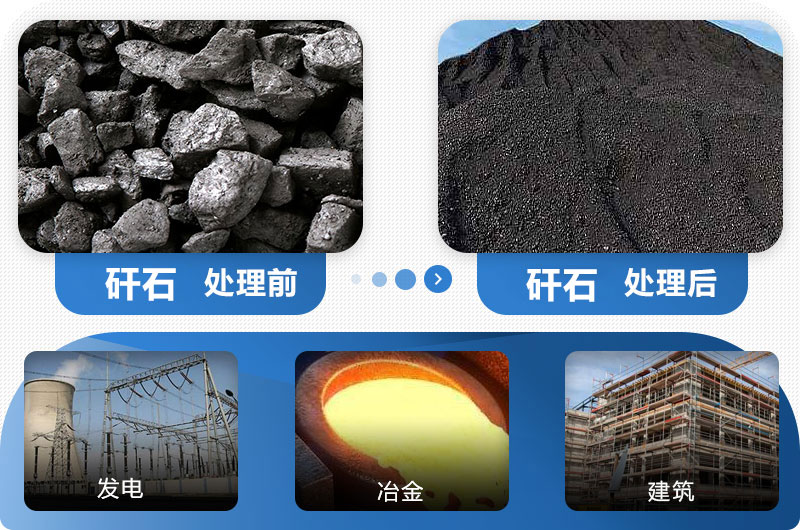 矸石粉碎后應用領域 矸石粉碎后應用領域
