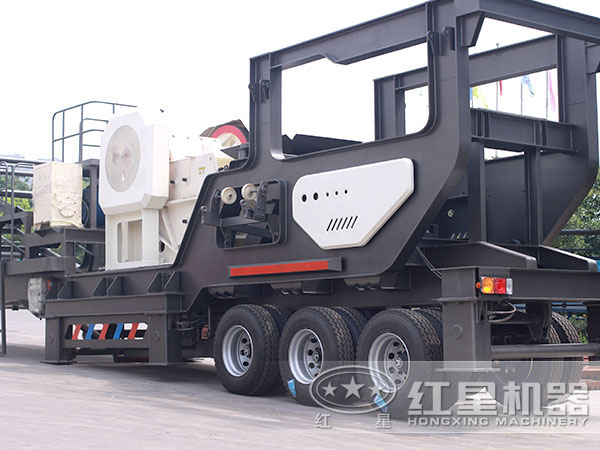 自行式石子破碎機，車載移動就是方便