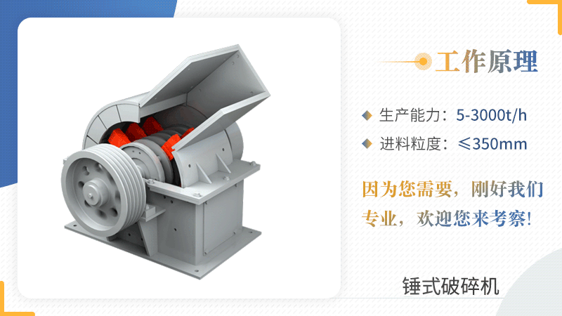 錘式破碎機工作原理圖